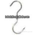 Stainless steel butcher hook, rotated butcher hook